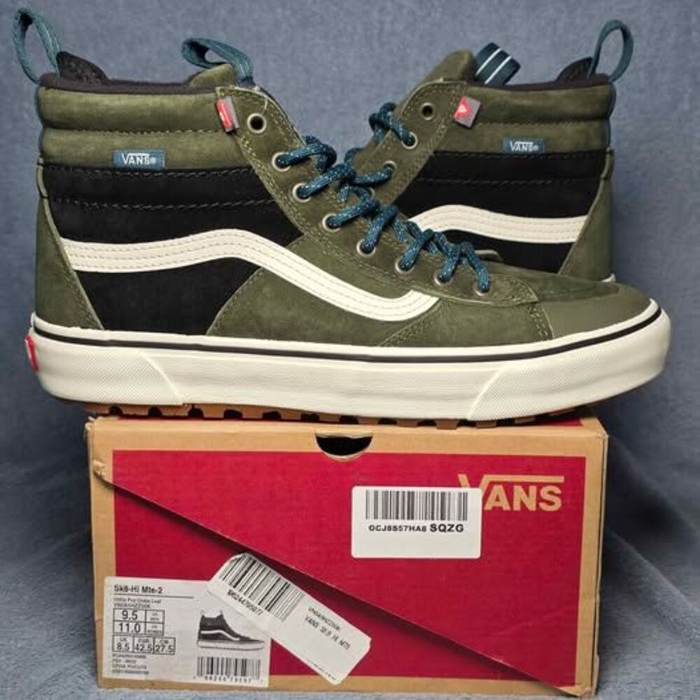 Vans Sk8-Hi MTE-2 Utility Pop Grape Leaf New w/ Tags Men's 9.5 or Women's 11
